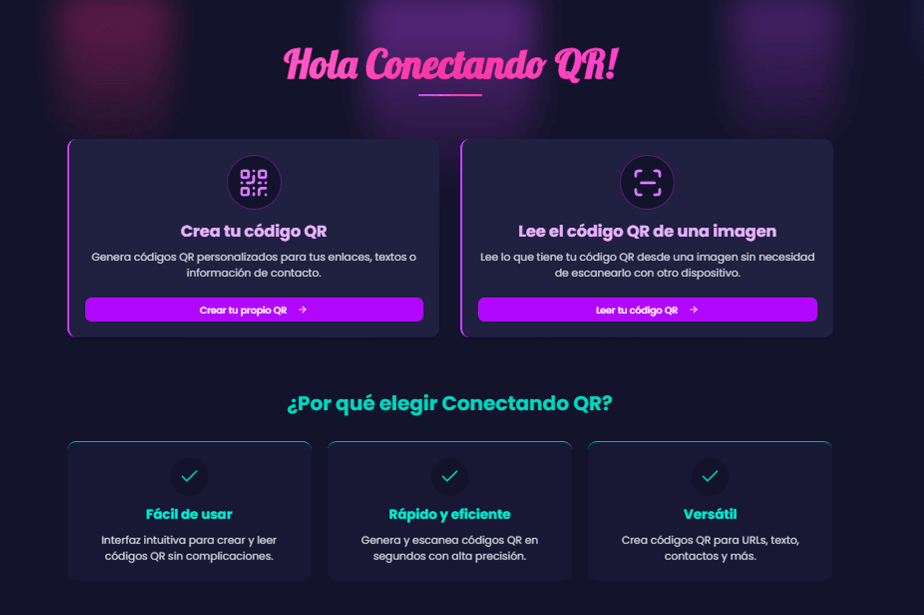 Imagen de la web de muestra